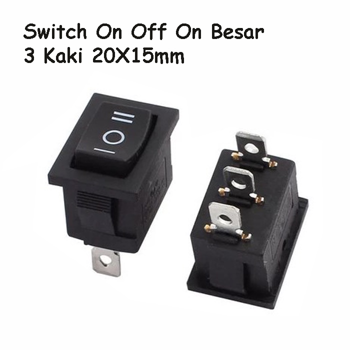 Jual Rocker Switch Kaki Saklar On Off On Pin Shopee Indonesia