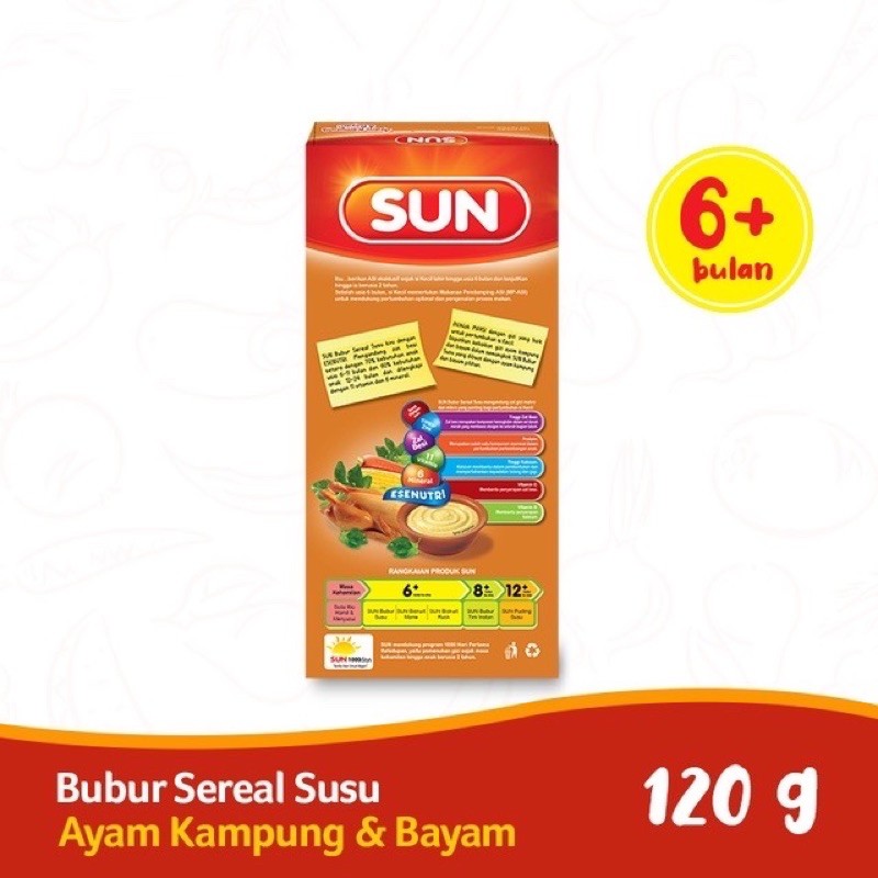 Jual Sun Bubur Sereal Susu All Variant Mpasi Bayi Gr Shopee