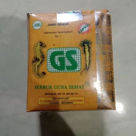 Jual Kapsul Gs No Jamu Gemuk Guna Sehat Shopee Indonesia