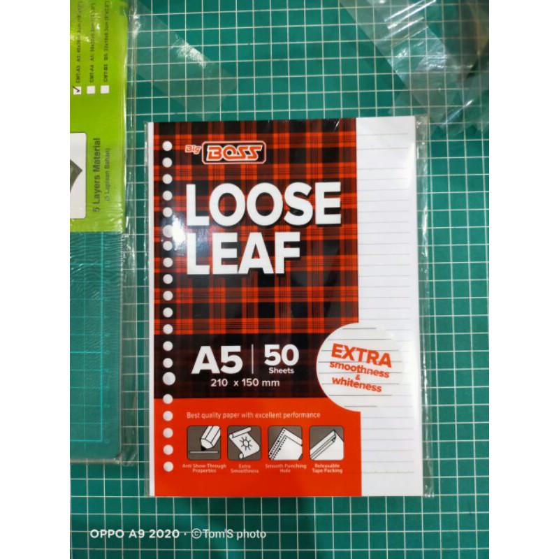 Jual Kertas Binder Loose Leaf Big Boss A Isi Lembar Shopee Indonesia