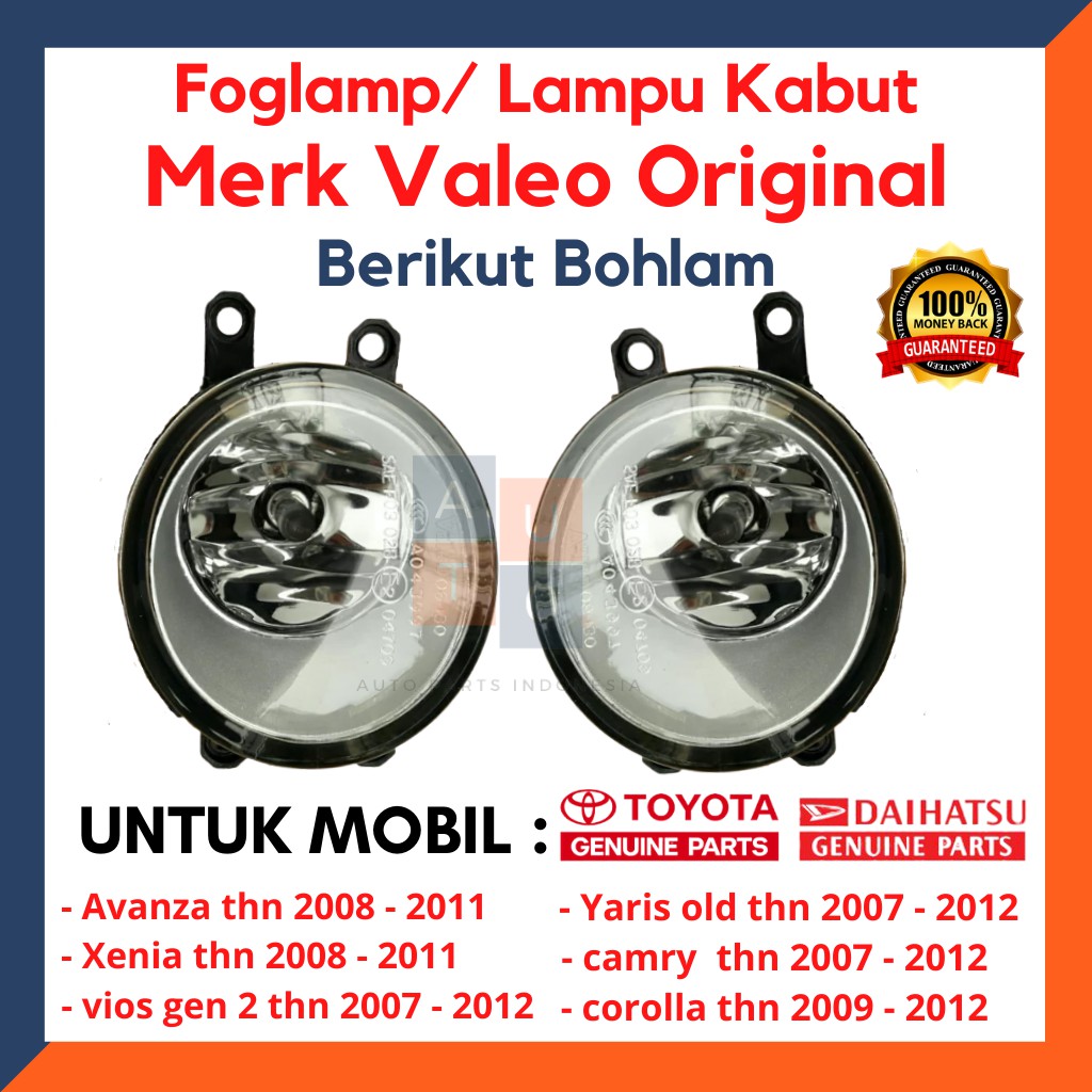 Jual Foglamp Avanza VVTi Lampu Kabut Xenia Old Foglamp Yaris Foglam