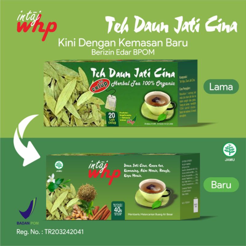 Jual Teh Daun Jati Cina Teh Pelangsing Organic Whp Shopee Indonesia