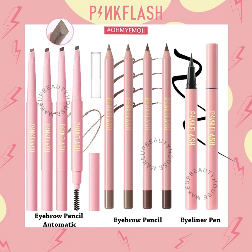 Jual Pinkflash Waterproof Automatic Eyebrow Pencil Lasting Hours Pf