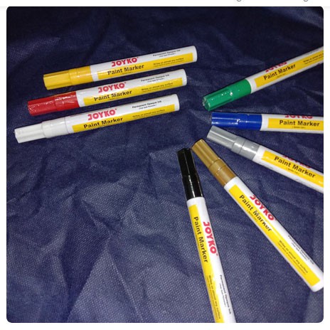 Jual Paint Marker Spidol Cat Spidol Permanen Joyko Shopee Indonesia