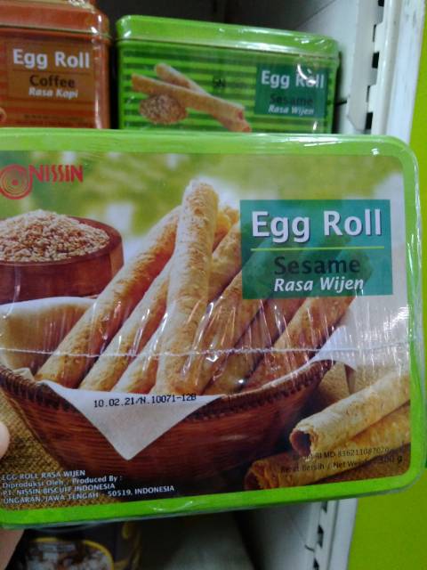 Jual Nissin Egg Roll Kaleng Gr All Varian Rasa Kopi Wijen Original