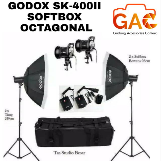 Jual Paket Lampu Studio Godox Sk Ii Sk Softbox Octagonal Godox