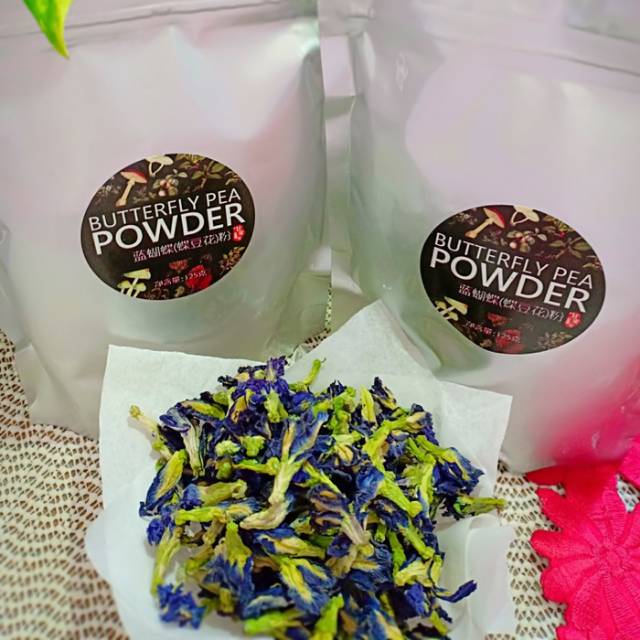 Jual Bubuk Bunga Telang Butterfly Pea Powder Shopee Indonesia