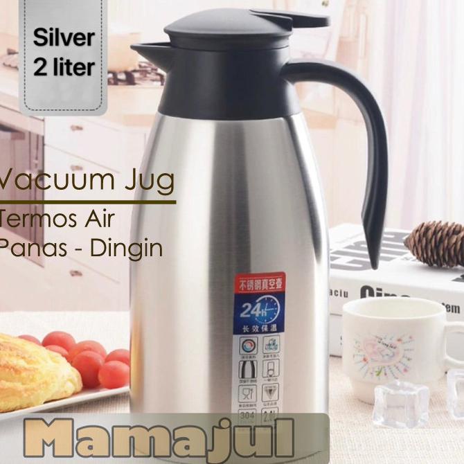 Jual Termos Air Panas Dingin Stainless Steel Sus 304 Vacuum Jug 2 Liter