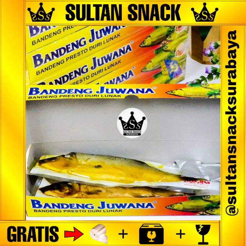 Jual SULTAN SNACK Ikan Bandeng Presto Duri Lunak Vacum Juwana Isi 2