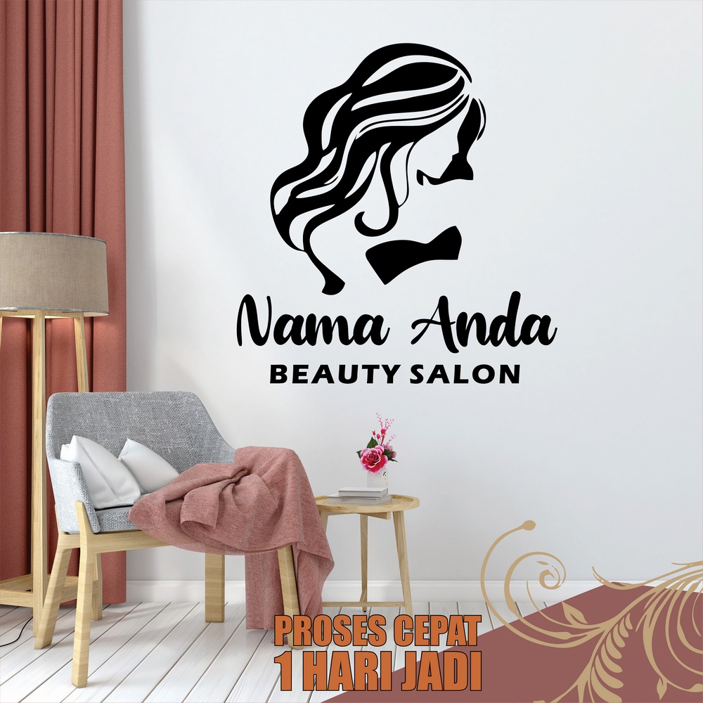 Jual Wall Stiker Dinding Salon Kecantikan Beauty Care Hiasan Dinding