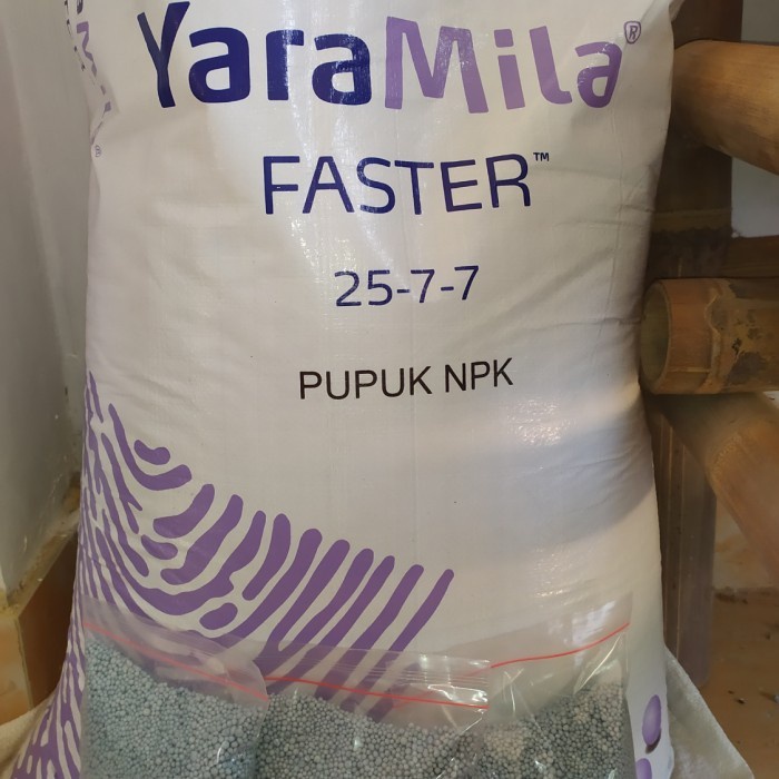 Jual PUPUK NPK PERTUMBUHAN YARAMILA FASTER 25 7 7 REPACK 500gr Shopee