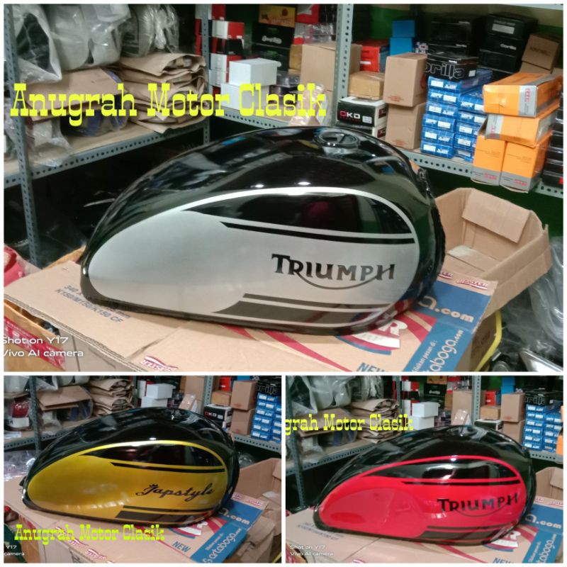 Jual Tangki Japstyle Triumph Custom Tebal Shopee Indonesia