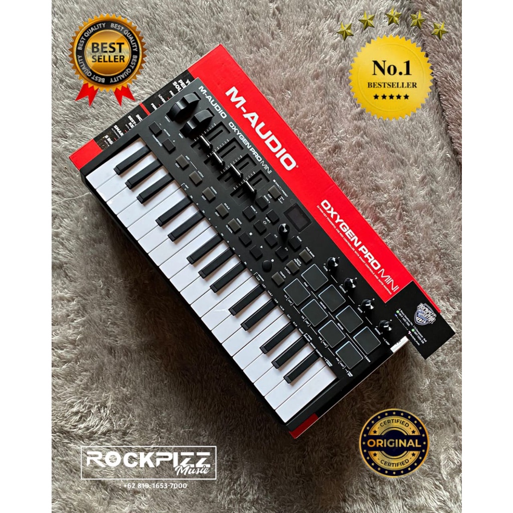 Jual M AUDIO MAUDIO M AUDIO OXYGEN PRO MINI 32KEYS USB MIDI CONTROLLER