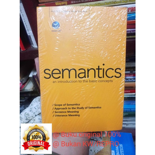 Jual Buku Semantics An Introduction To The Basic Concept Shopee Indonesia