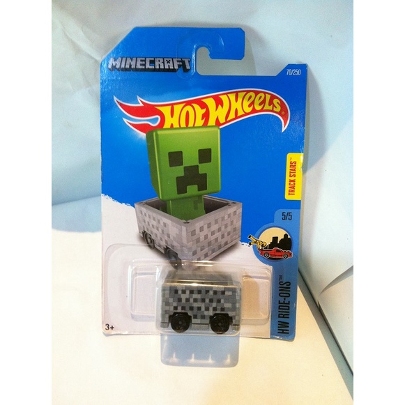 Jual Hot Wheels HW Ride Ons Mini Collection Minecraft Minecart By MATTEL