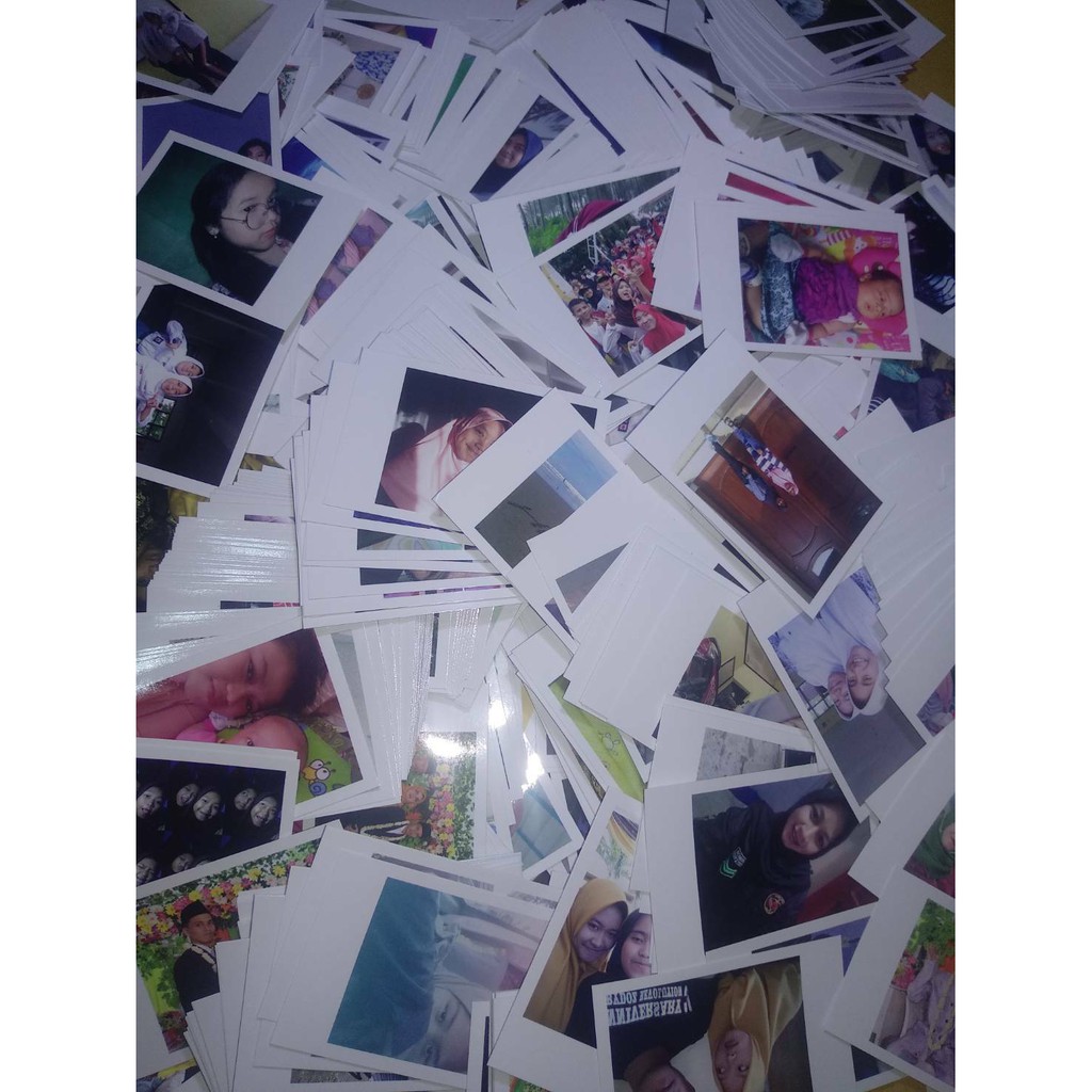 Jual Cetak Foto Polaroid R Laminasi Glossy Murah R Bonus Di