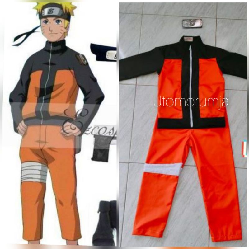 Jual Utomorumja Kostum Naruto Shippuden Uzumaki Naruto Default Ver