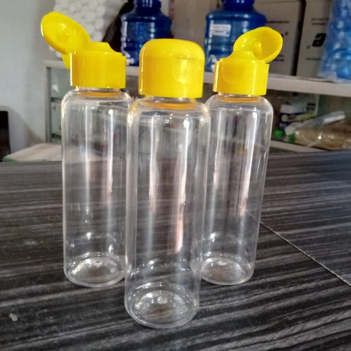 Jual Botol Plastik Fliptop 100 Ml Tutup Kuning Shopee Indonesia