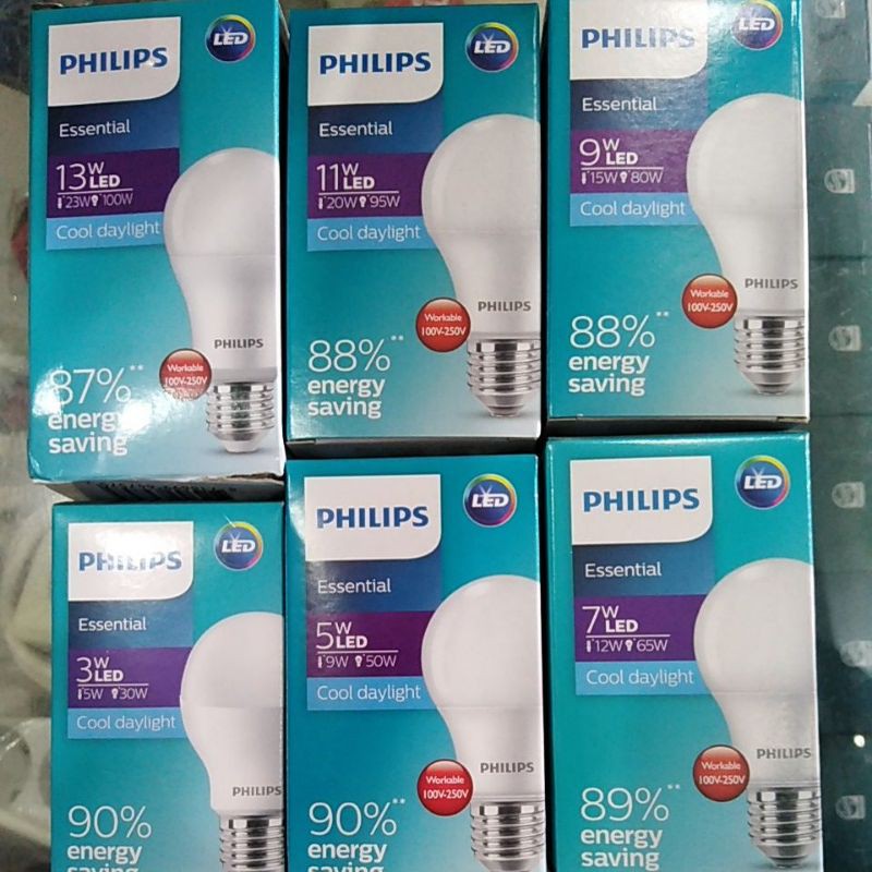 Jual Lampu Led Philips Esential W W W W W W Shopee Indonesia