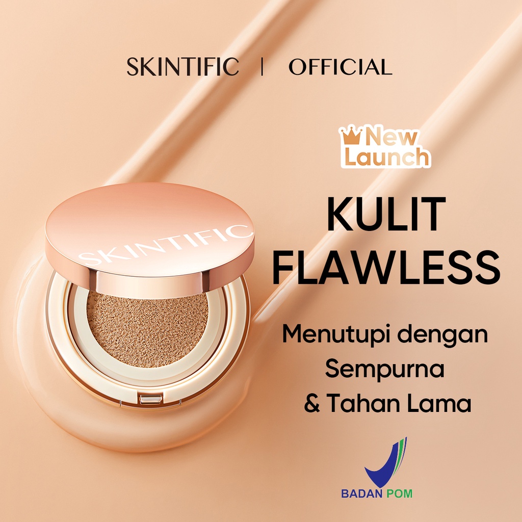 Jual SKINTIFIC Cover All Perfect Cushion High Coverage Poreless