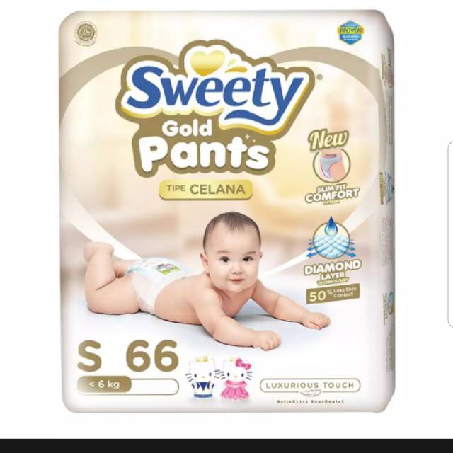 Jual Sweety Pantz Royal Gold Popok Bayi S66 M60 L54 XL44 XXL36 Shopee