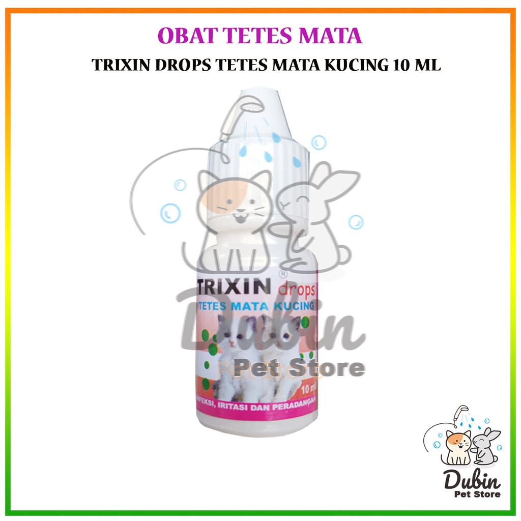 Jual Obat Tetes Mata Kucing Trixin Cat Drops Drop Hidung Infeksi