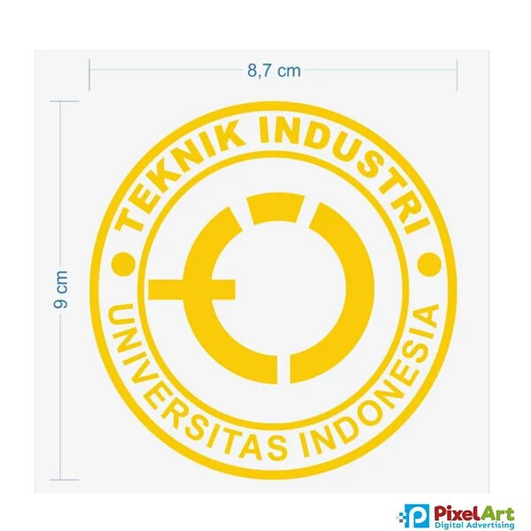 Jual STICKER KAMPUS STIKER TEKNIK INDUSTRI UNIVERSITAS INDONESIA