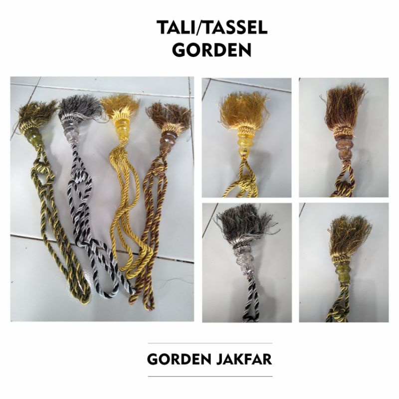 Jual Tali Tasel Gorden Pasang Pcs Shopee Indonesia