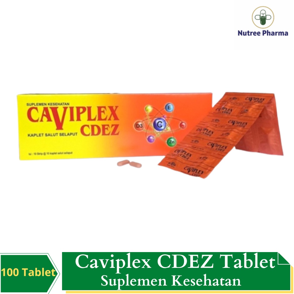 Jual Caviplex CDEZ Box Isi 100 Kaplet Shopee Indonesia