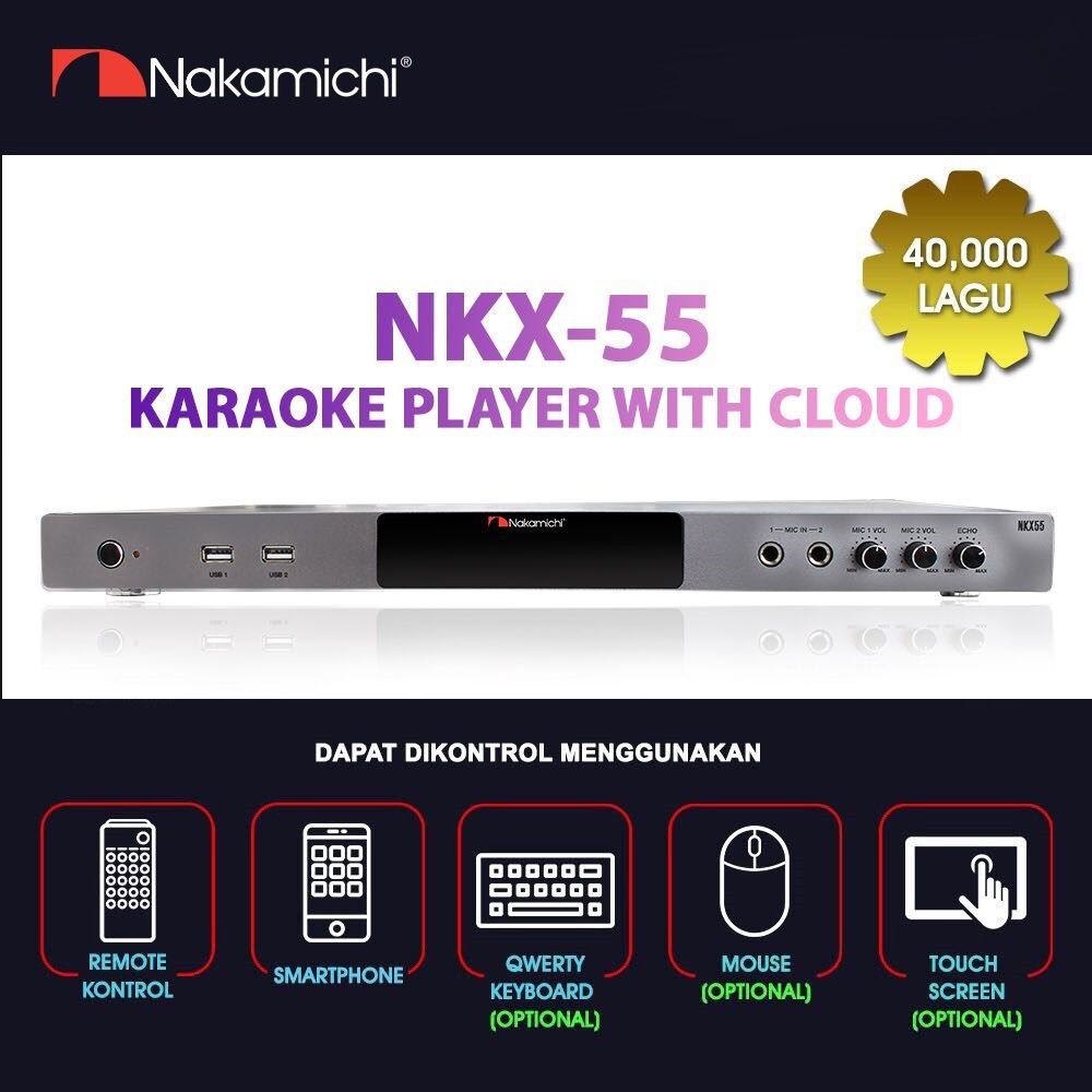 Jual Nakamichi NKX55 Karaoke Player 2 Tera Hardisk Support Cloud