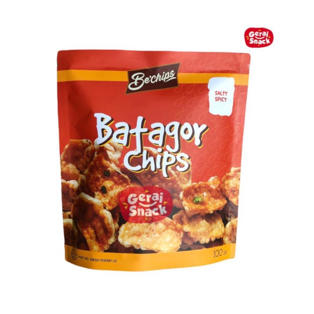 Jual Batagor Kering Bechips All Varian Oleh Khas Bandung G Shopee