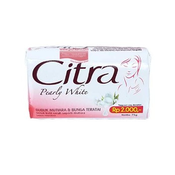 Jual Citra Bar Soap Pearly White Sabun Mandi Gr Shopee Indonesia