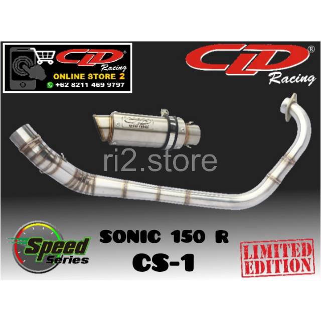 Jual Knalpot CLD Racing Type SPEED SERIES SONIC 150 R CS 1 Shopee