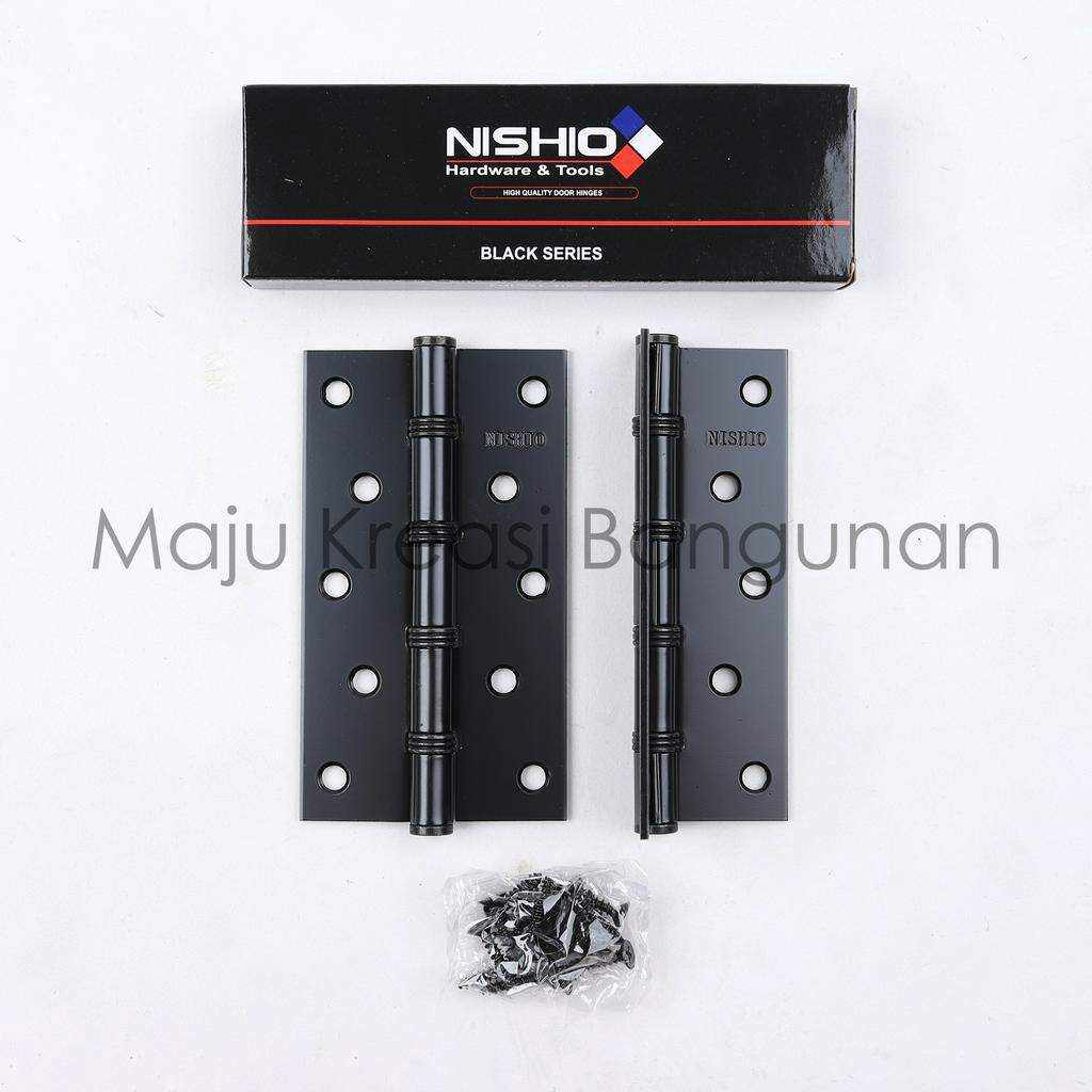 Jual Engsel Tebal Hitam Ukuran Inch Nishio Besi Pintu Jendela Inch