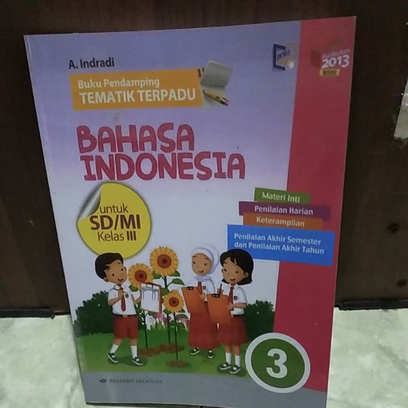 Jual Buku Pendamping Tematik Terpadu Bahasa Indonesia Untuk Kelas 3 SD