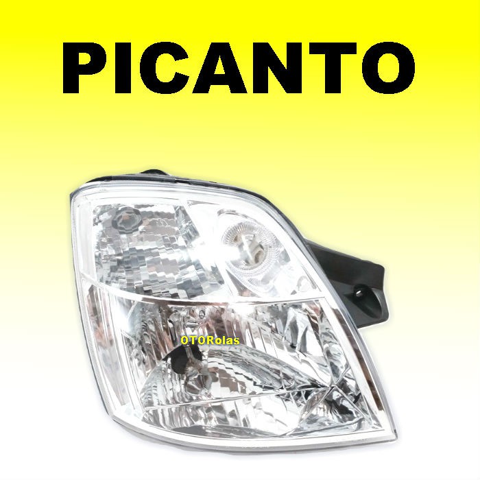 Jual LAMPU DEPAN KIA PICANTO 2007 2005 2004 2006 2008 HEAD LAMP BESAR