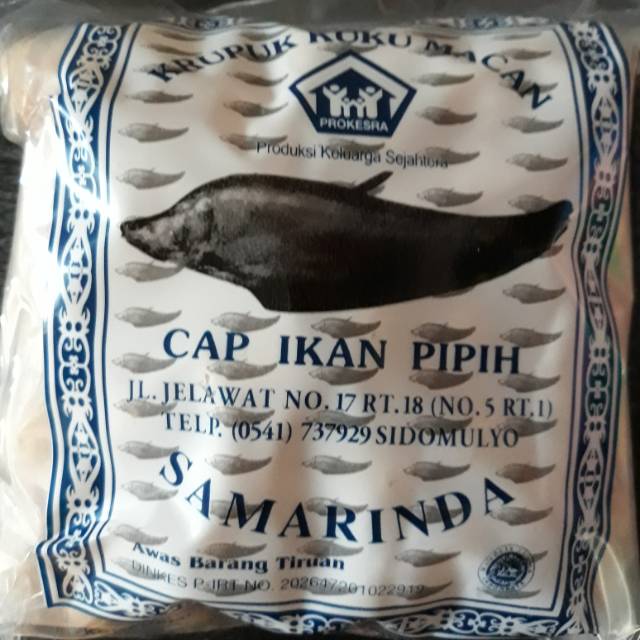 Jual Gr Krupuk Amplang Kuku Macan Khas Samarinda Cap Ikan Pipih