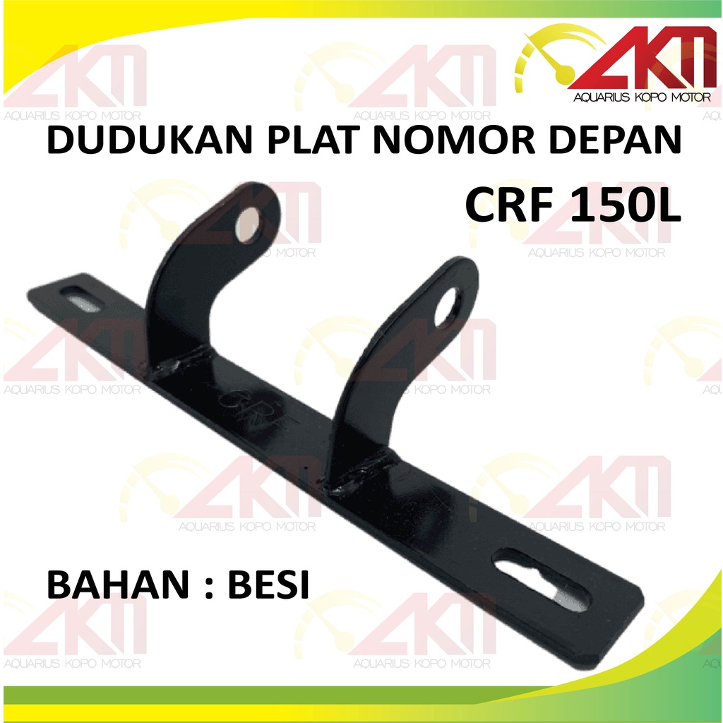 Jual Dudukan Plat Nomor Depan Bawah CRF 150 L Besi Plate Holder CRF