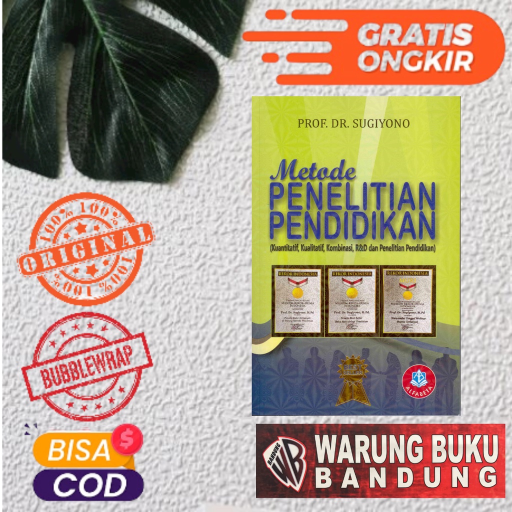 Jual Buku Metode Penelitian Pendidikan Edisi Terbaru Prof Dr