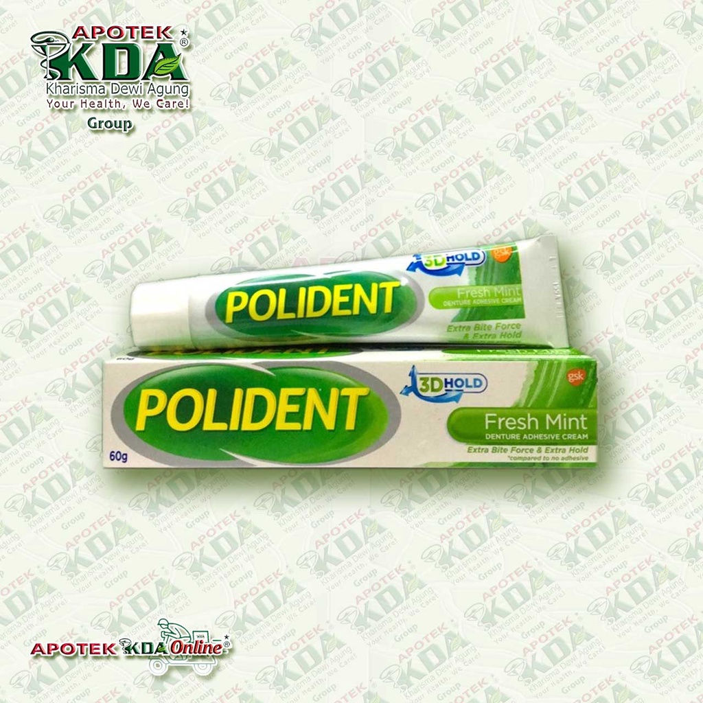 Jual Polident Fresh Mint Gram Lem Perekat Gigi Shopee Indonesia