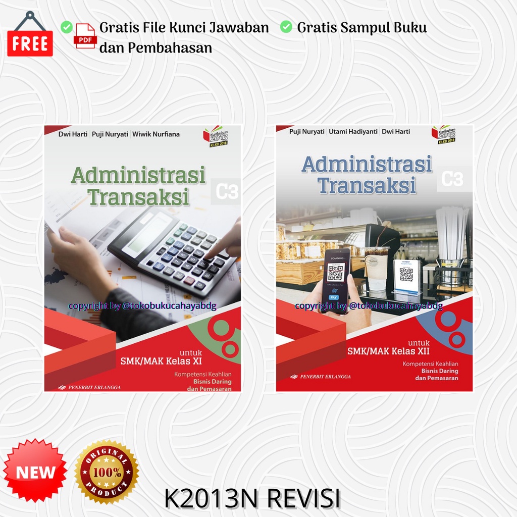 Jual Buku Administrasi Transaksi Komp Bisnis Daring Pemasaran Smk