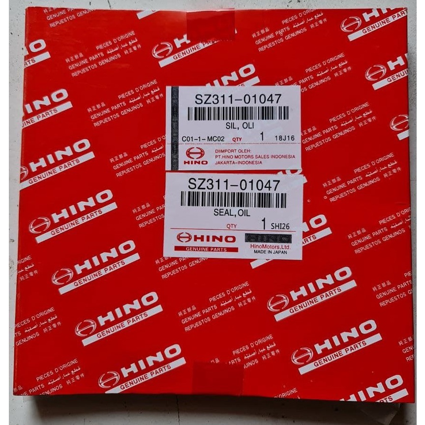 Jual Oli Oil Seal Roda Belakang Dalam Hino Lohan SZ311 01047 Shopee