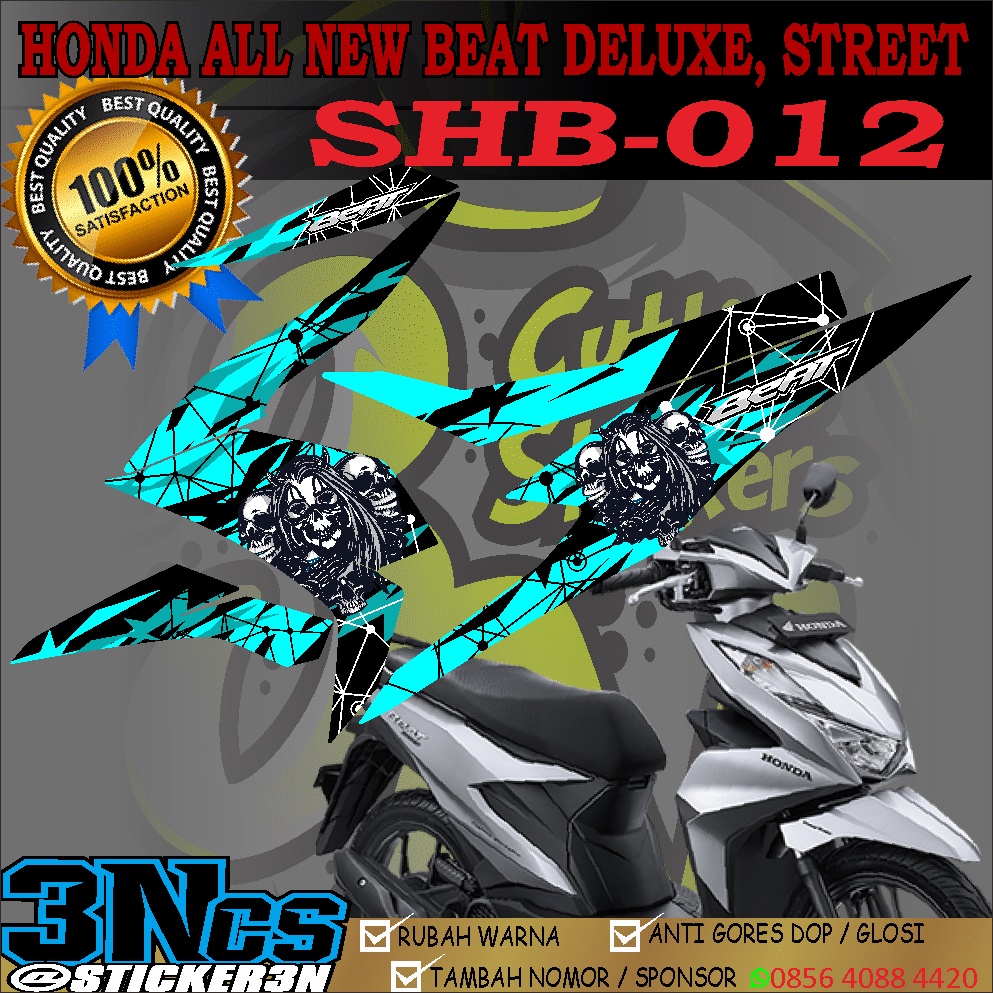 Jual Stripping Honda Beat Deluxe Cbs Iss Sticker Variasi Honda