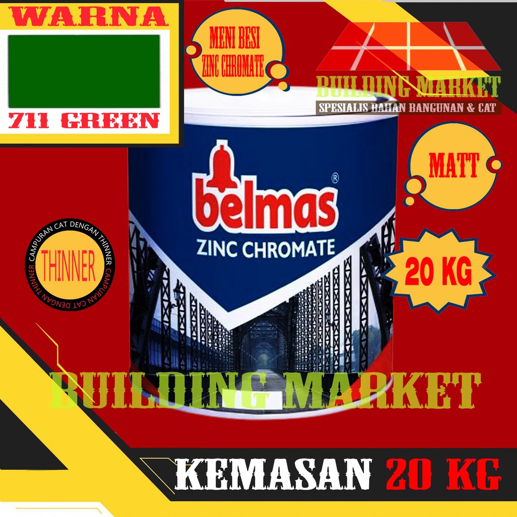 Jual Cat Meni Belmas Chromate Cat Zinc Chromate Belmas Avian Cat Dasar