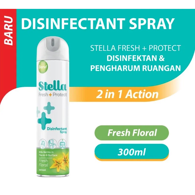 Jual Stella Aerosol Fresh Protect Disinfectant Ruangan Spray 300 ML