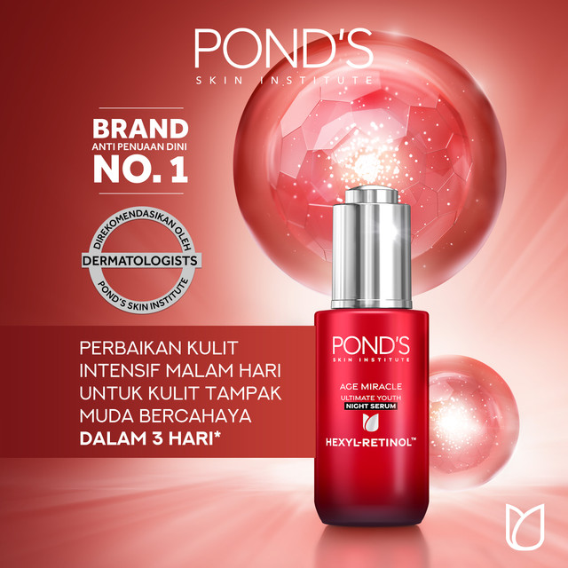 Jual Ponds Age Miracle Ultimate Night Serum Hexyl Retinol Gr Shopee