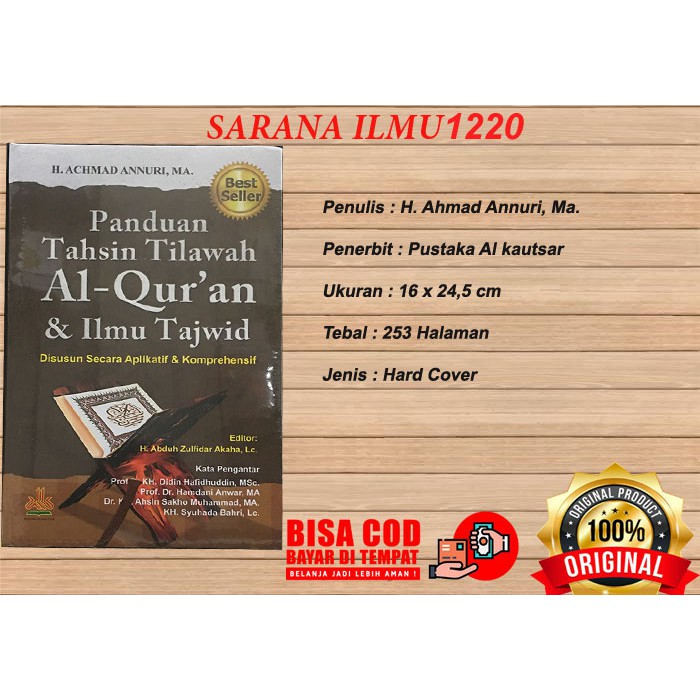 Jual Panduan Tahsin Tilawah Al Quran Dan Ilmu Tajwid Al Kautsar