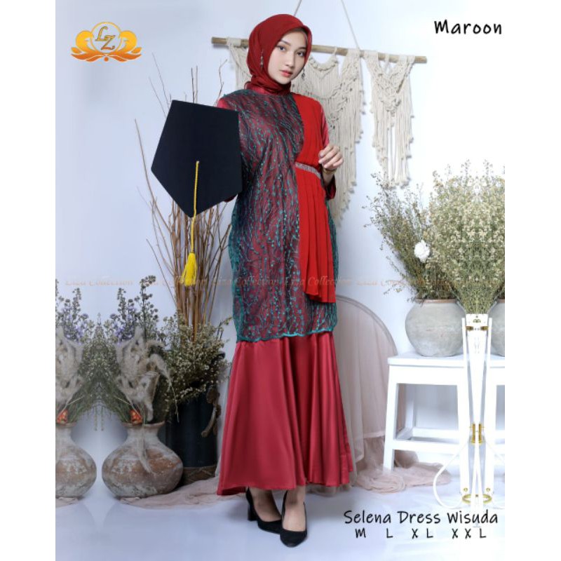 Jual Alena Dress Wisuda Shopee Indonesia