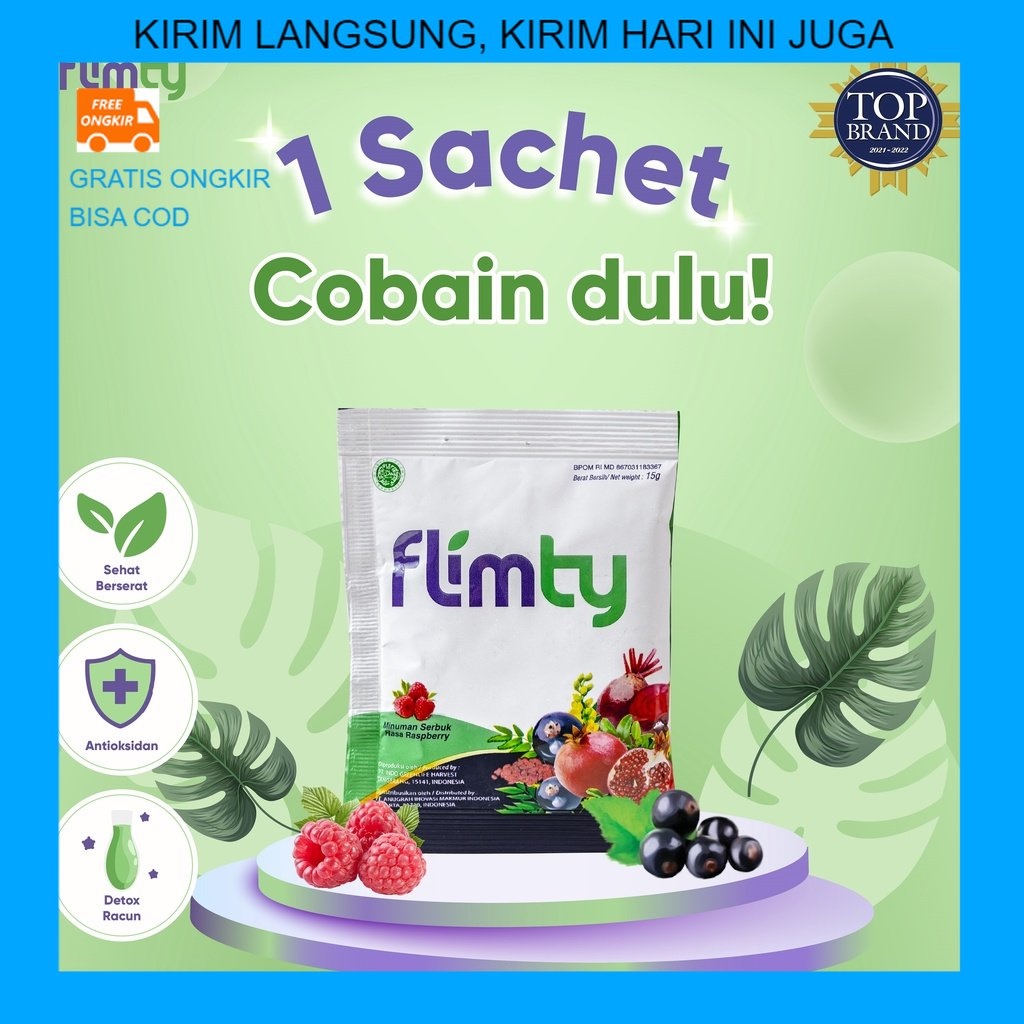 Jual Flimty Fiber 1 Sachet Cobain Dulu Shopee Indonesia