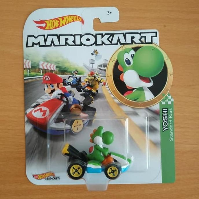 Jual Hotwheels Hot Wheels Mario Kart Yoshi Standard Kart Shopee